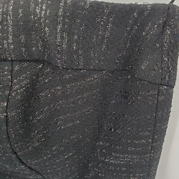 Trina Turk Womens Strapless Dress Black Metallic Size 2 Cocktail Party - Picture 3 of 5